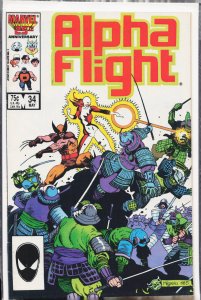 Alpha Flight #34 (1986) Alpha Flight