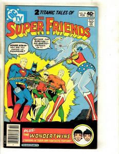 11 The Super Friends DC Comics #  25 26 28 29 30 31 32 33 38 39 41 Superman WS1