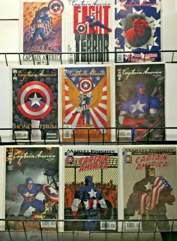 CAPTAIN AMERICA Lot of 42 Comics F/VF 2002-14 - Inc: Chosen, Reborn & Fallen Son