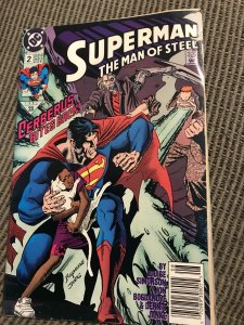 Superman: The Man of Steel #2 : DC 8/91 Fn; Cerberus, Louise Simonson