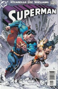Superman # 211 Jim Lee Cover NM DC 2005 [O1]