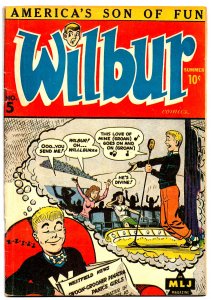 WILBUR COMICS #5 (Summer 1945) 5.5 FN- 1st Appearance of KATY KEENE! Teen Humor!
