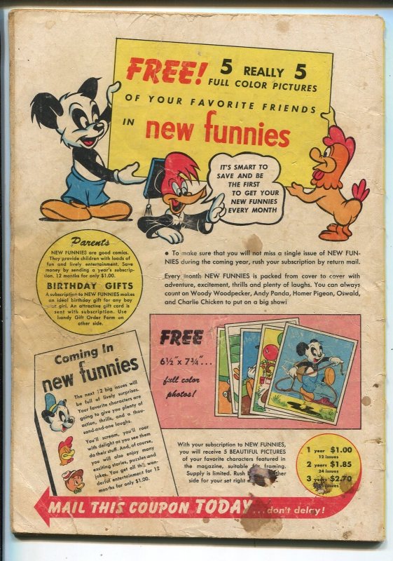New Funnies #152  1949 - Dell  -FR - Comic Book