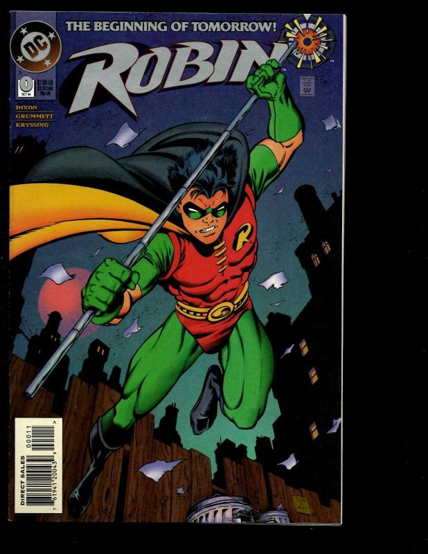 Lot Of 12 Robin DC Comics # 0 1 2 3 4 5 6 7 8 9 10 11 Batman Knightquest SM4