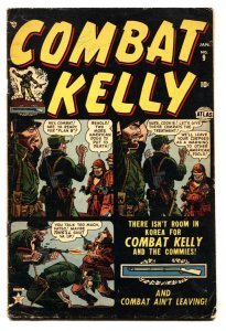 Combat Kelly #9 1953- Atlas Korean War Comic- vg-