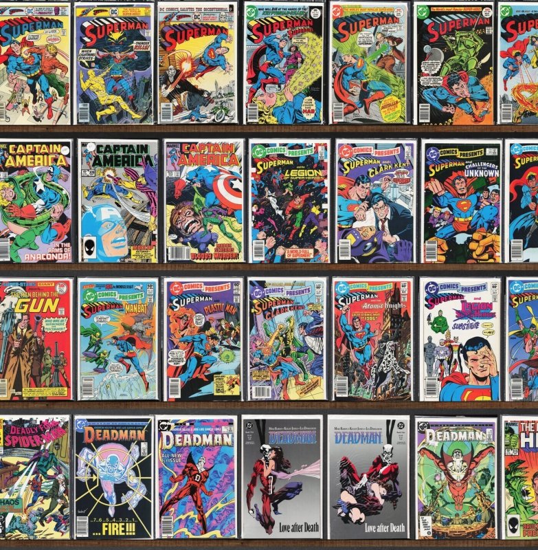 Huge Lot 130+ Comics with Dc Comics Presents, Daredevil, Superman & More!