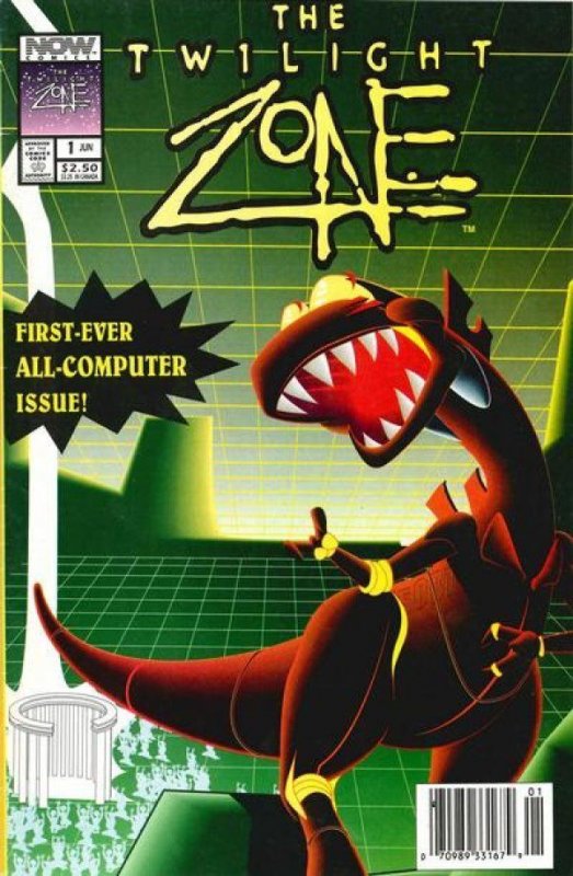 THE TWILIGHT ZONE #02 (1993) JOHN PICHA | NEWSSTAND EDITION | COMPUTER SPECIAL