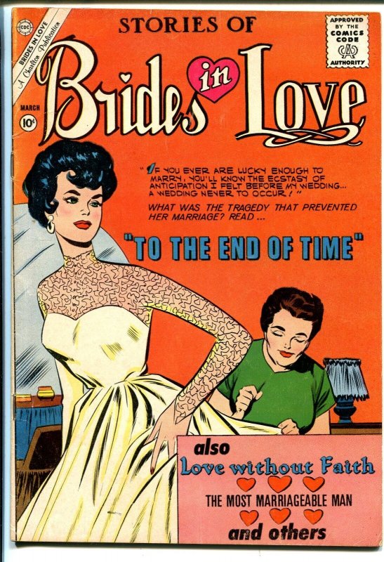 Brides in Love #23 1961-terrific art-spicy poses-bride cover-10¢-VG