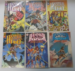 Hammer of God lot 2 sets 6 different issues 8.0 VF (1990-91 First Publishing)