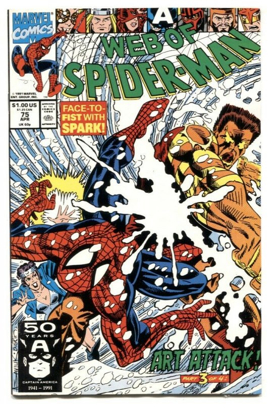 Web Of Spider-man #75 1991- Marvel Comics NM- 