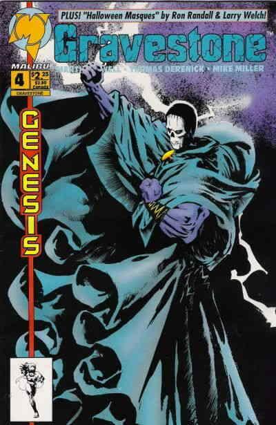 Gravestone #4 VF/NM; Malibu | save on shipping - details inside