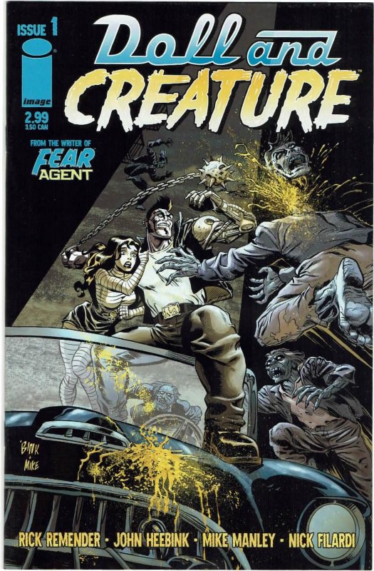 Doll & Creature #1 Image Rick Remender NM