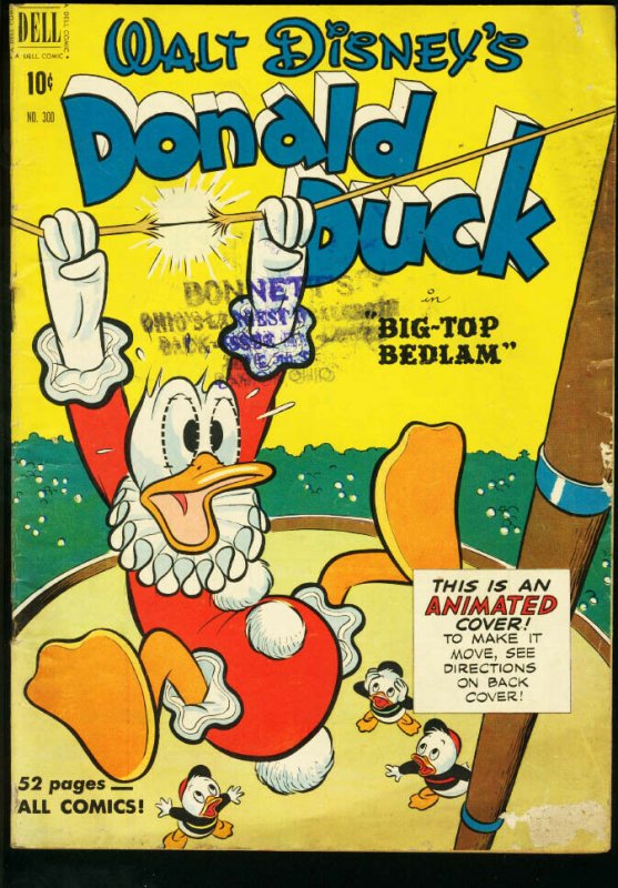 DONALD DUCK #300-FOUR COLOR-CIRCUS-BARKS G/VG 