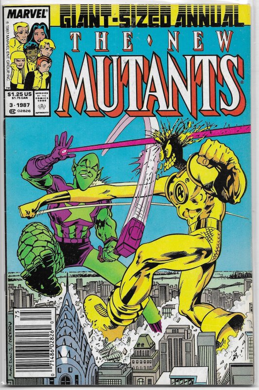 New Mutants (vol. 1, 1983) Annual #3 GD Claremont/Davis, Impossible Man