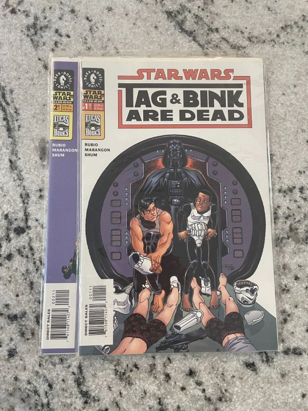 Tag & Bink Are Dead Star Wars Complete Dark Horse Comics Series # 1 2 NM 3 MS12