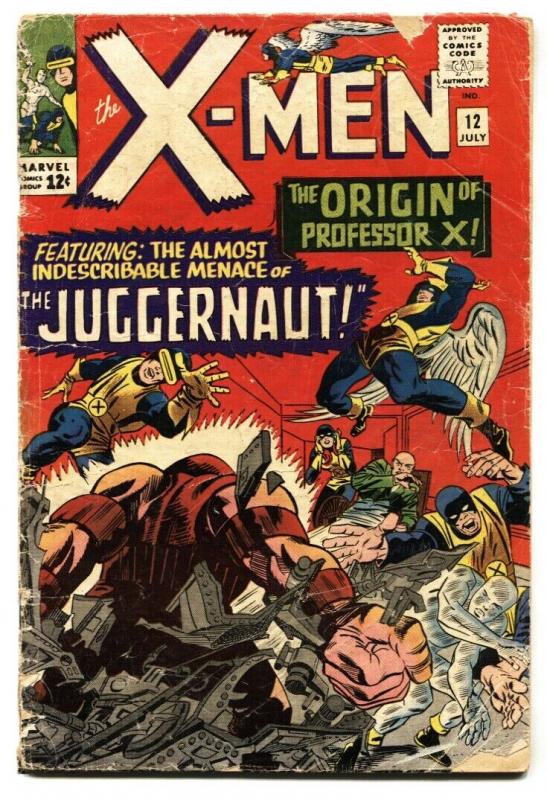 X-men #12 1965 - Marvel Comics 1st appearance JUGGERNAUT G