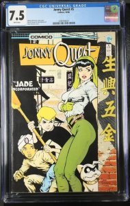 Jonny Quest #5 (1986) CGC Rated VF- (7.5) Cover by Dave Stevens! HOT HOT HAAAWT!