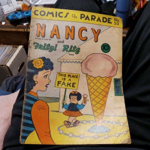 Comics On Parade 50 United Features 1945 Golden Age Fritzi Ritz Nancy Cover