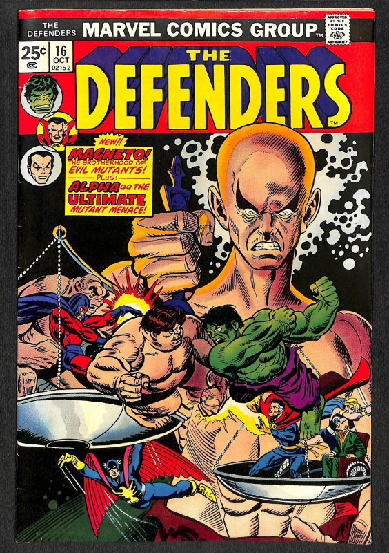 Defenders #16 FN 6.0 Marvel Comics