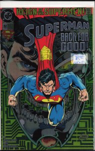 Superman #82 Chromium Cover (1993) Superman