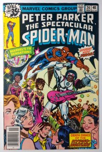 The Spectacular Spider-Man #24 (6.0, 1978) 1ST APP OF HYPNO-HUSTLER
