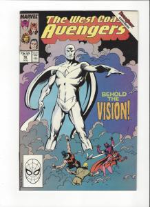 West Coast Avengers #45 1st New Vision  Byrne Art  NM