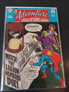 ​Adventure Comics #378 Superboy & The Legion March 1969  VG/FN
