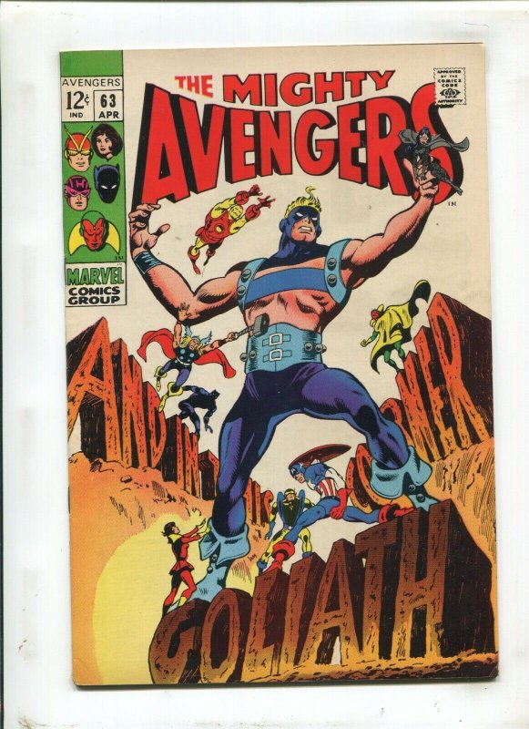 Avengers #63 - And in this Corner, Goliath! (7.0) 1969 