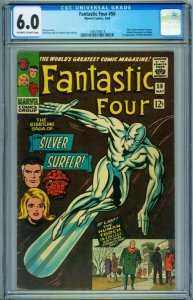 FANTASTIC FOUR #50 CGC 6.0 1966 SILVER SURFER-GALACTUS-MARVEL 1445708014