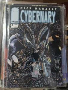 DEATHBLOW # 1 1993 IMAGE  FLIP BOOK CYBERNARY #1
