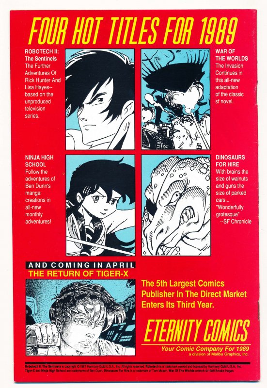 Solo Ex-Mutants (1988 Eternity) #1-6 FN/VF/NM Complete set