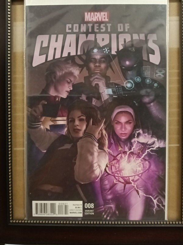 Contest of Champions #8 Rahzzah Variant Al Ewing Marvel 2015 Nw61