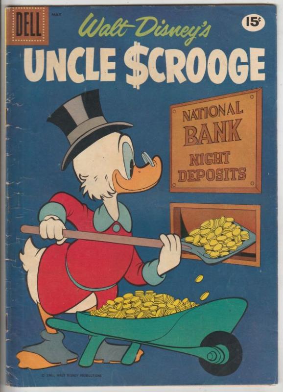 Uncle Scrooge, Walt Disney #33 (Mar-61) FN Mid-Grade Uncle Scrooge