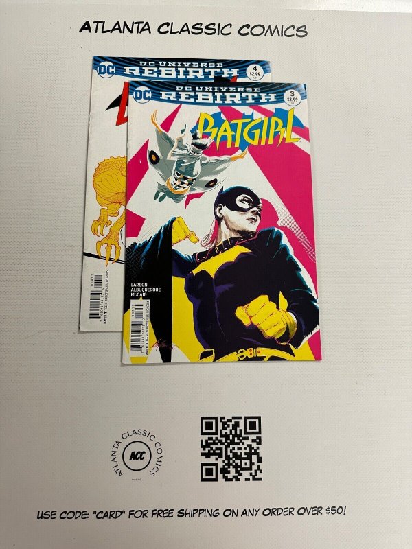 2 Batgirl DC Comic Books # 3 4 Batman Superman Flash 46 CT3