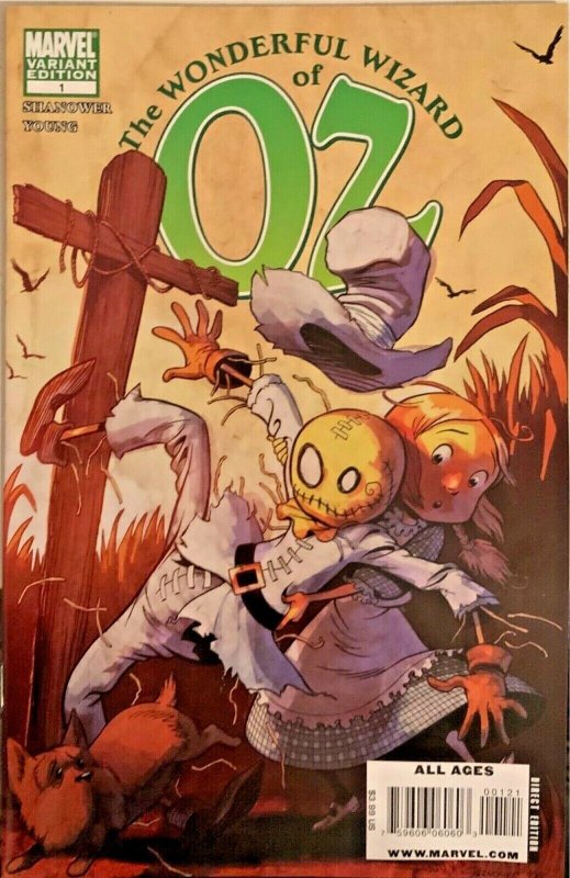 THE WONDERFUL WIZARD OF OZ #1 1:15 VARIANT & ROAD TO OZ #4 MARVEL NM.