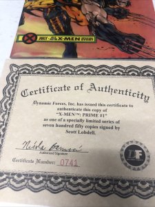 X-Men Prime (1998) Variant * Marvel Comics * Nicieza * Signed Scott Lobdell