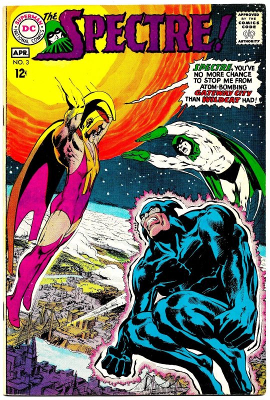 Silver Age THE SPECTRE! #3 (Mar1968) 8.0 VF ★ Neal Adams Cover & Story!