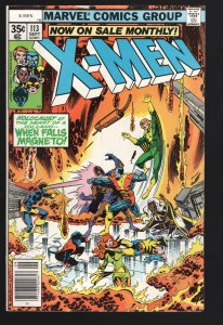 X-MEN 113 VG/F 5.0  MAGNETO!  BYRNE ART/CLAREMONT STORY