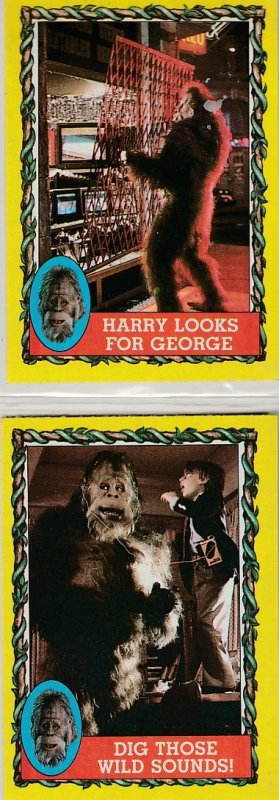 Harry and The Hendersons Trading cards (Topps, 1987)