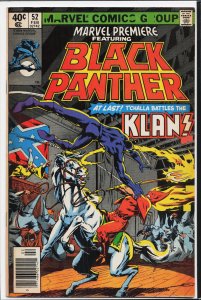 Marvel Premiere #52 Newsstand Edition (1980) Black Panther