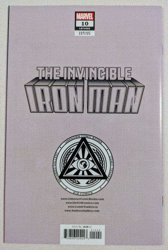 INVINCIBLE IRON MAN #10 EMMA FROST SZERDY SIGNED NYCC EXCLUSIVE VIRGIN VARIANT