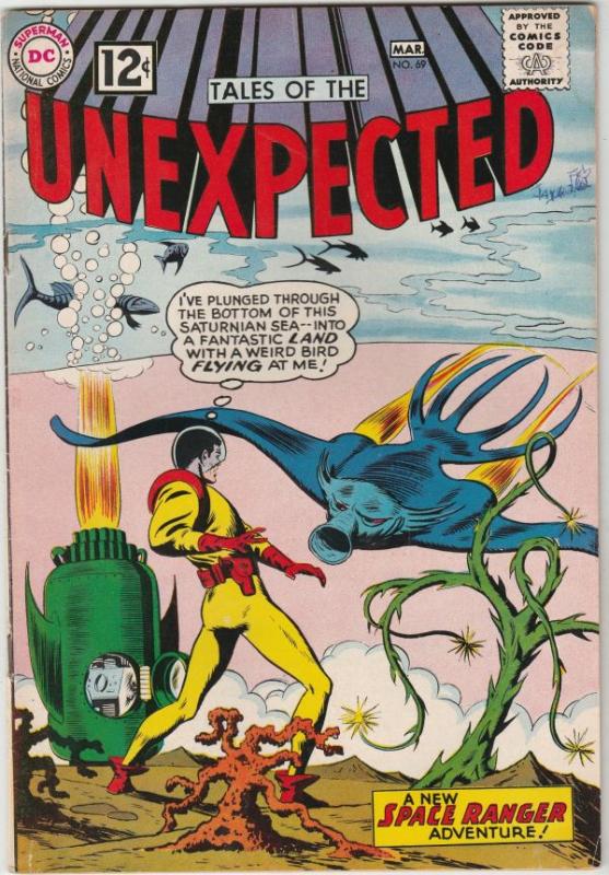 Tales of the Unexpected #69 (Mar-62) VF High-Grade Space Ranger, Cyrl