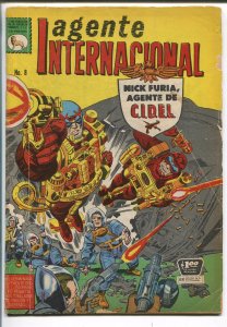 AGENTE INTERNACIONAL #8 1966-MARVEL-STRANGE TALE-MEXICAN-SHIELD-g/vg