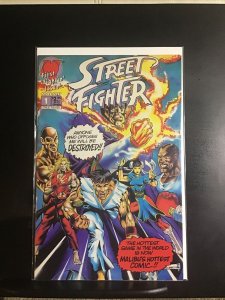 Street Fighter #1 Malibu Comics 1993 1st Appearances Video Game NM see pics