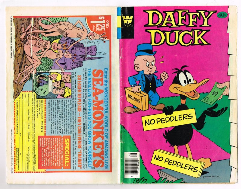 Daffy Duck #122 (1979)  Whitman   40cent Comic