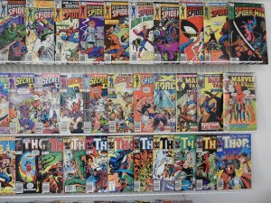 Huge Lot 180 + Comics W/ Spider-man, Thor, Iron Man+ Avg Fine Condition!