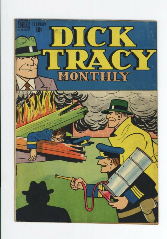 DICK TRACY MONTHLY #2 VG/FN  - VERY VIOLENT - VERY SCARCE ISSUE - 1948
