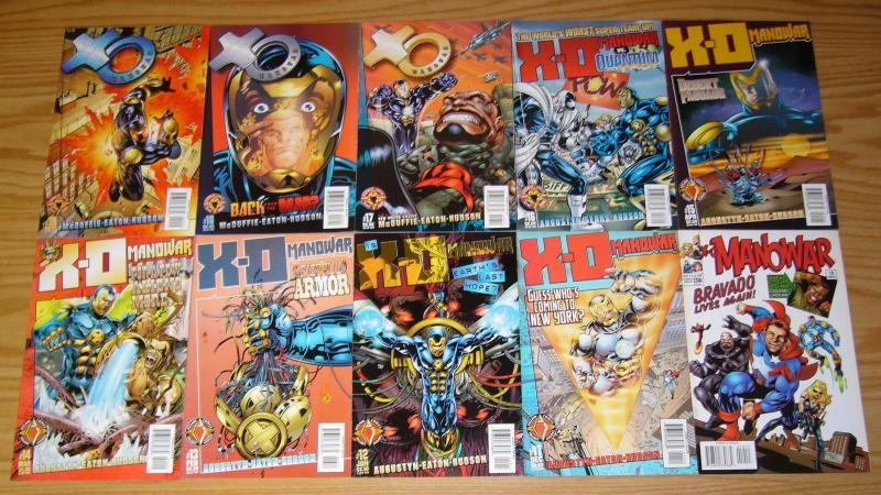 X-O Manowar #1-21 VF/NM complete series + variant + operation stormbreaker - set