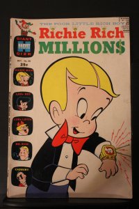 Richie Rich Millions #20 (1966) High-Grade VF+ 1st TV Watch cover wow!