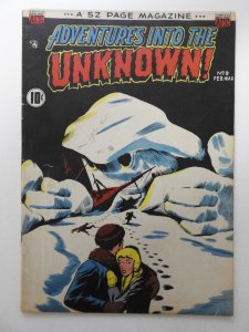 Adventures into the Unknown #9 (1950) HTF Silver Horror! Beautiful VG+ Condition